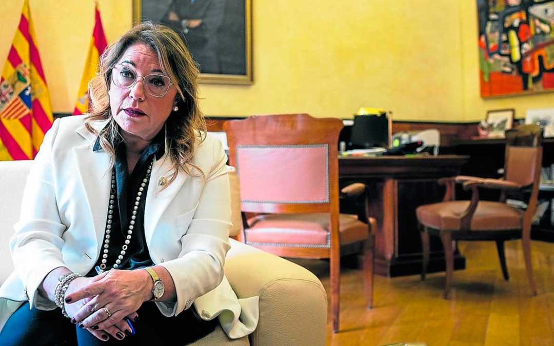 Rosa Serrano, delegada del Gobierno en Aragón, en una imagen de archivo./ Oliver Duch-Heraldo