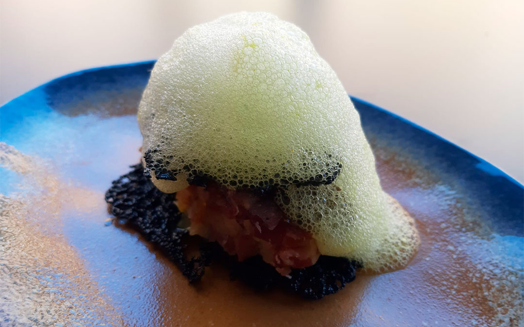 'El extraño viaje' de Gastrobar Micelios de Alcañiz./ L.C.