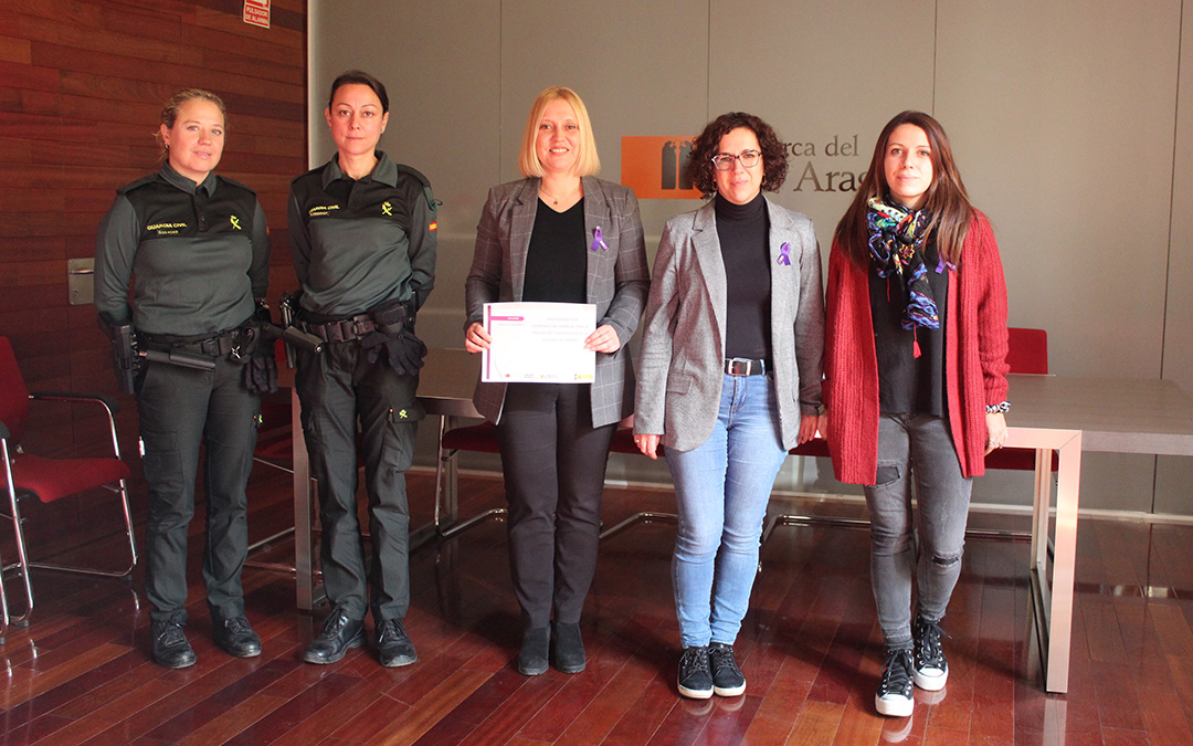 Presentación del protocolo de violencia de género en la Comarca del Bajo Aragón. / B. Severino