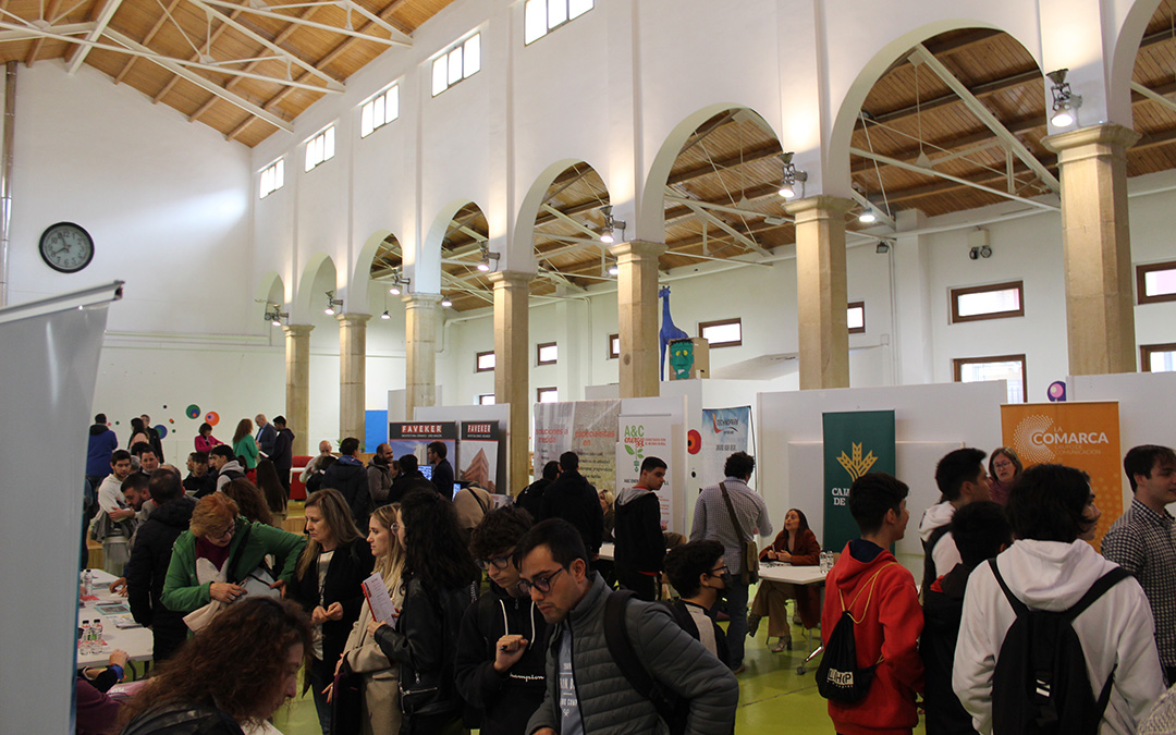 Feria de Empleo Joven en Alcañiz, del programa PICE. / B. Severino