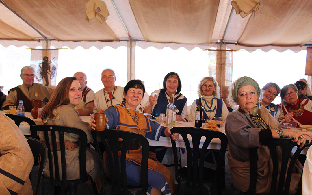 En cuadrilla en El Lince comiendo el domingo. / B. Severino