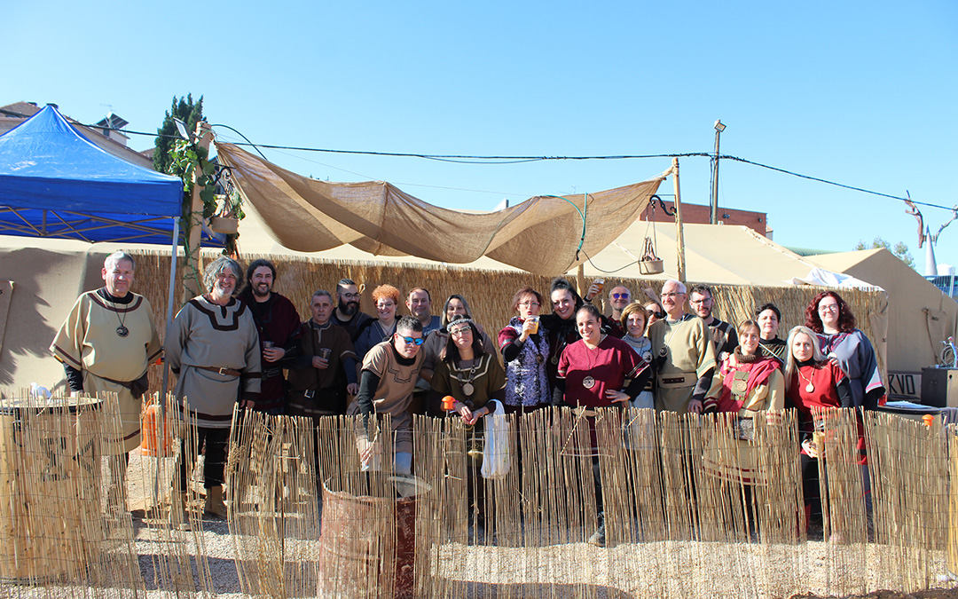 Parte del Clan del Cuervo en el campamento de la XIV Lakuerter Íbera de Andorra. / B. Severino