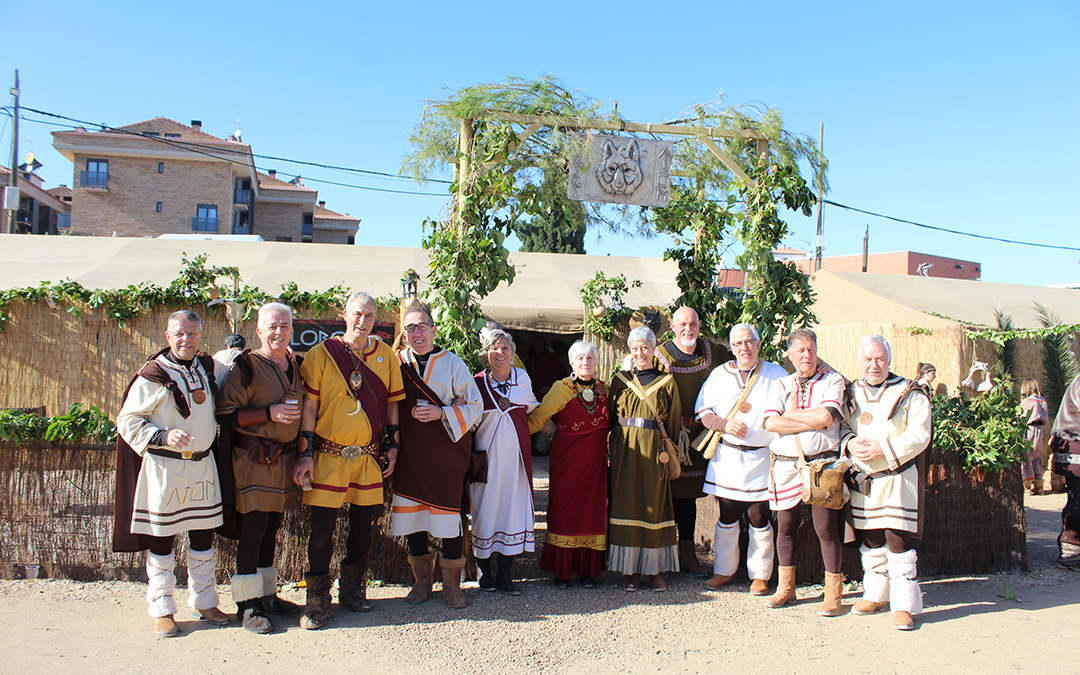 Parte del Clan del Lobo en el campamento de la XIV Lakuerter Íbera de Andorra. / B. Severino