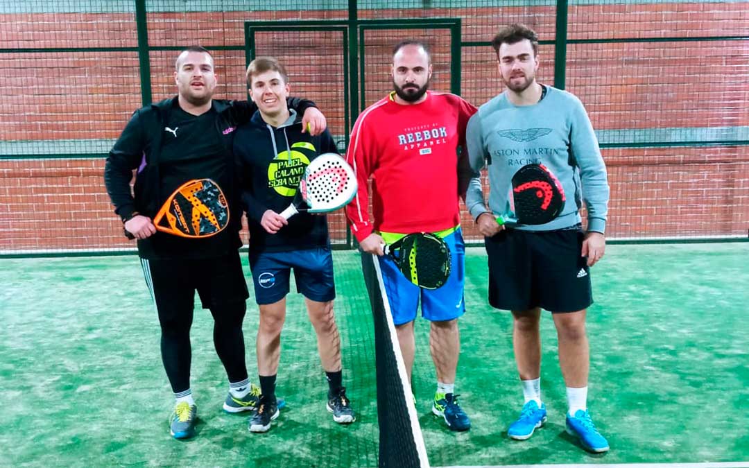 Sergio Laborda, Iván Bielsa, Víctor Romeo y Fran Nicolás, protagonistas en la final A del torneo hijarano / C.G.