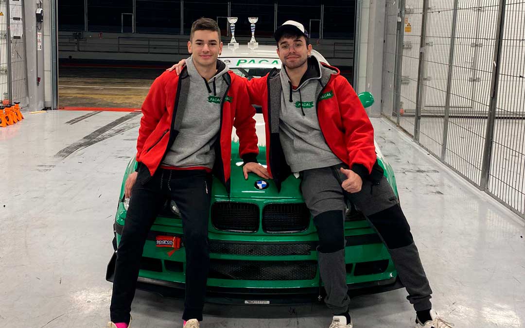 Los hermanos Muniesa en Montmeló este pasado fin de semana / T. Ejarque