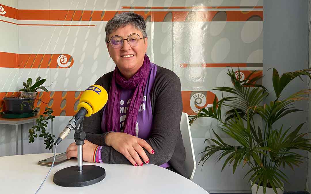 María Ángeles Manzano, del Bajo Aragón Feminista./ A.M.