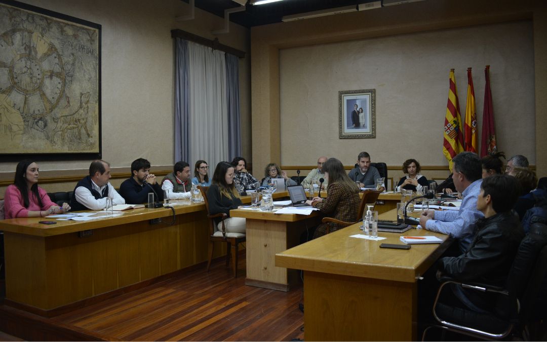 Imagen de archivo del pleno ordinario de noviembre de Alcañiz./ C. O.