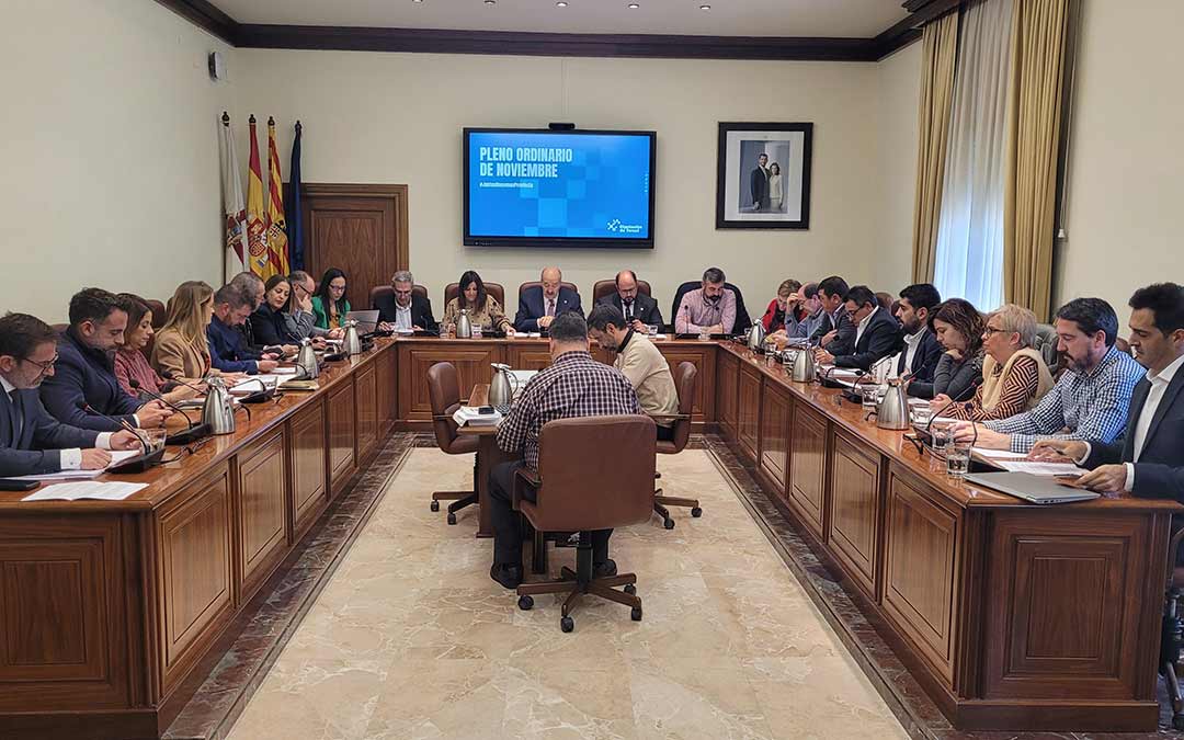 Momento de la sesión plenaria celebrada este miércoles./ DPT