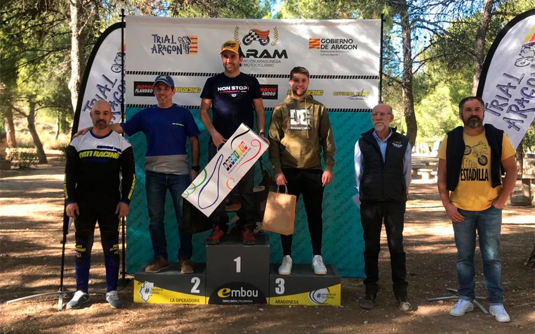 Podio TR-1 Trial Alcañiz 2022./ Trial Aragón