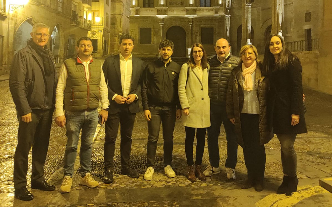 Manuel Blasco, Miguel Á. Estevan, Alberto Herrero, Nacho Carbó, Anabel Fernández, Juan C. Gracia, Carmen Pobo y Noelia Lorén. / PP