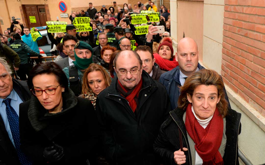 Imagen de la visita de Teresa Ribera a Andorra en marzo de 2020 / Heraldo