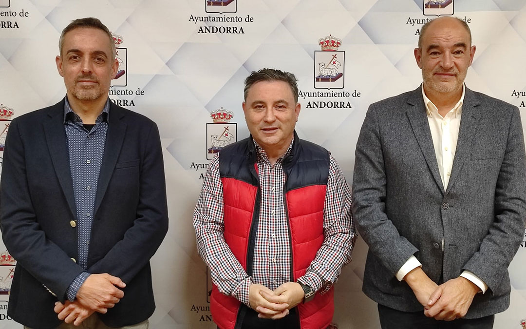 Roberto Miguel, Juan Ciércoles y Santiago Ligros./ Ayto. Andorra