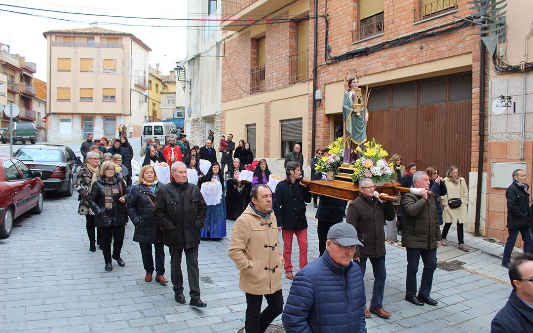 Santa Bárbara en Andorra. / B. Severino