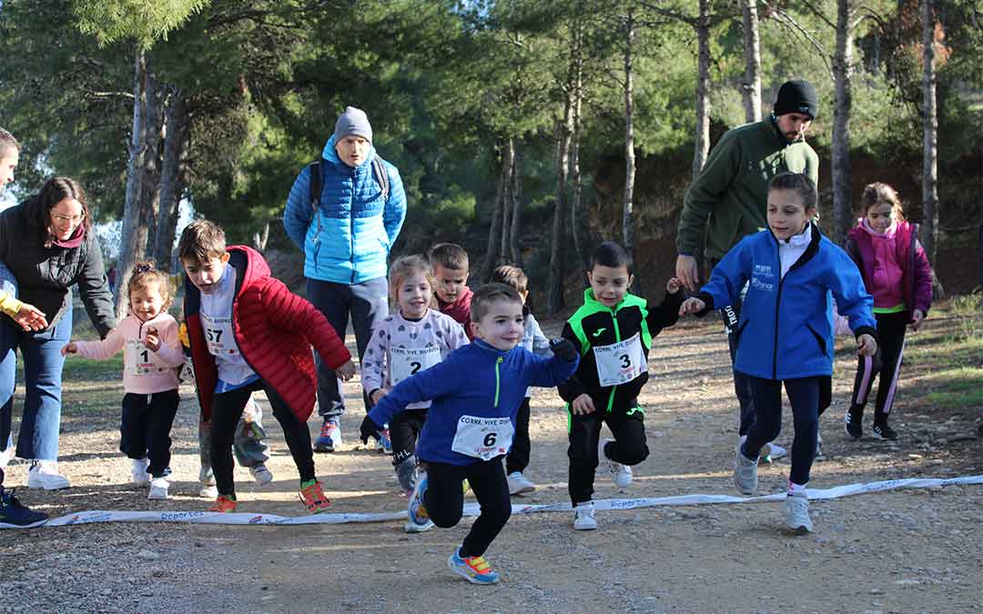 Los 'Chupetines', al arrancar su carrera./ P.S.