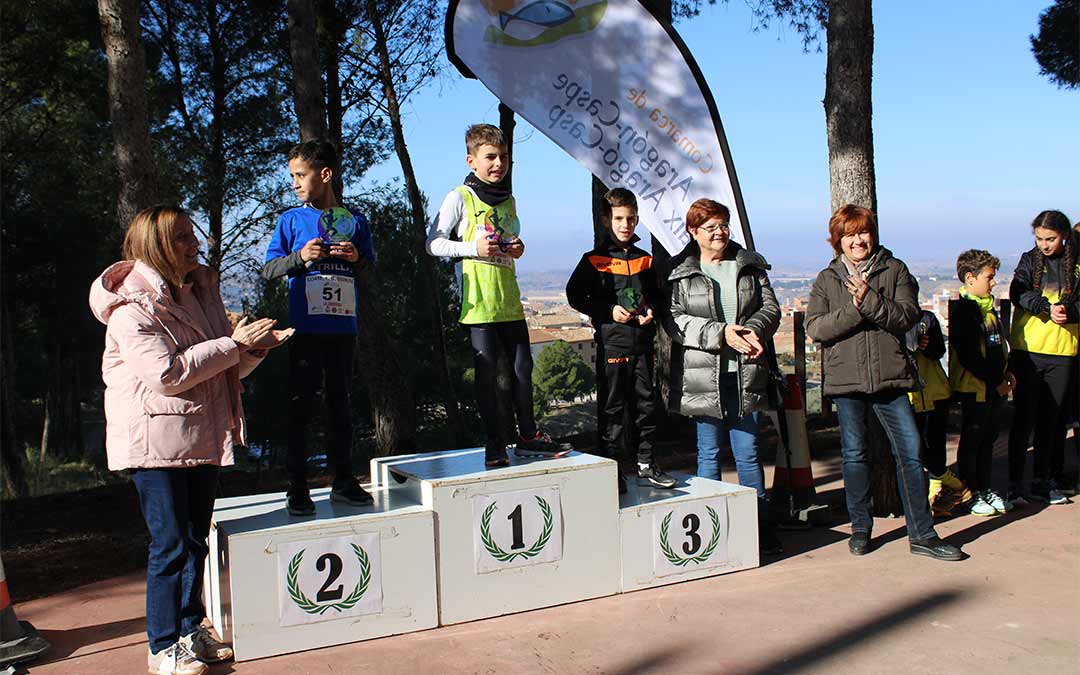Podio infantil masculino./ P.S.