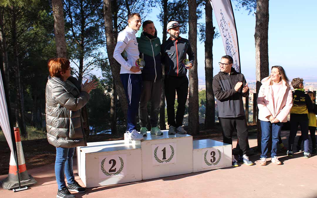 Podio senior masculino./ P.S.