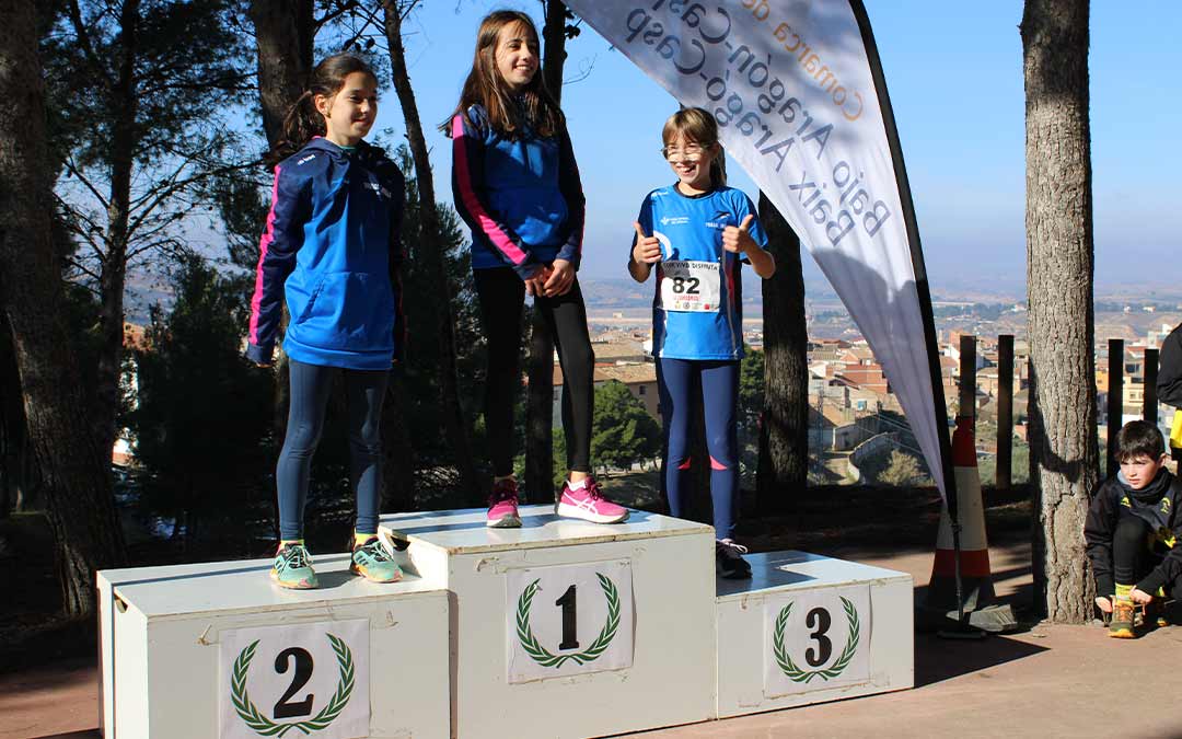 Podio SUB 12 femenino./ P.S.