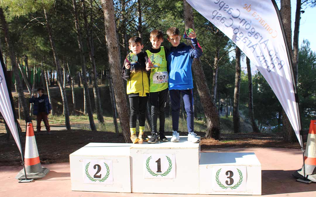 Podio SUB12 masculino./ P.S.