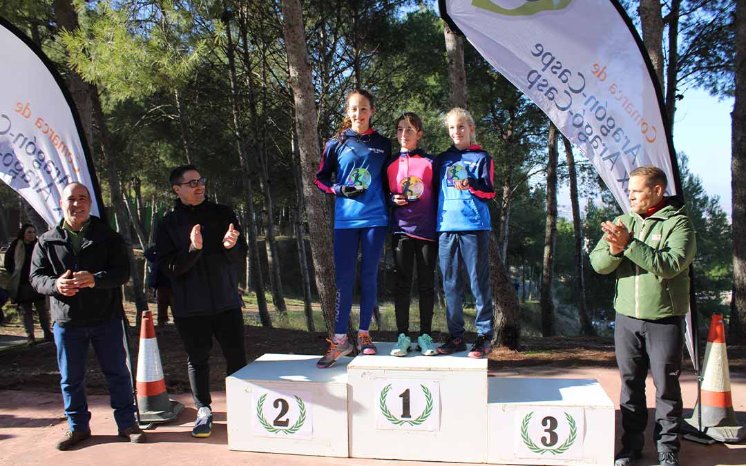 Podio SUB 14 femenino./ P.S.