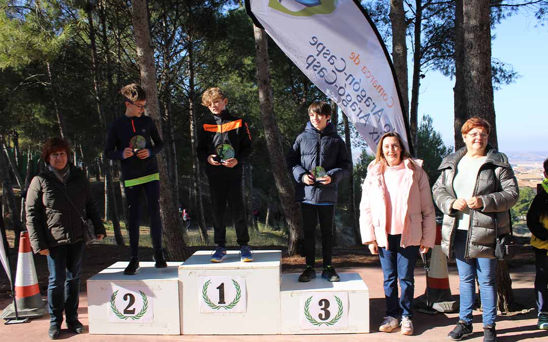 Podio SUB14 masculino./P.S.