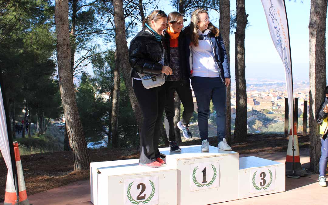 Podio veteranos B femenino./ P.S.