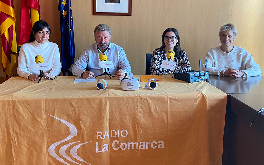 Invitados al programa especial emitido desde la Comarca de Cuencas Mineras./ L.C.