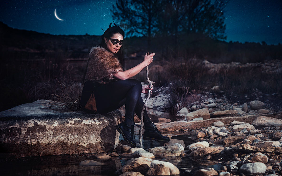 La fotografía fantástica es una temática que domina y que le gusta. / Nebulosa Gràfica