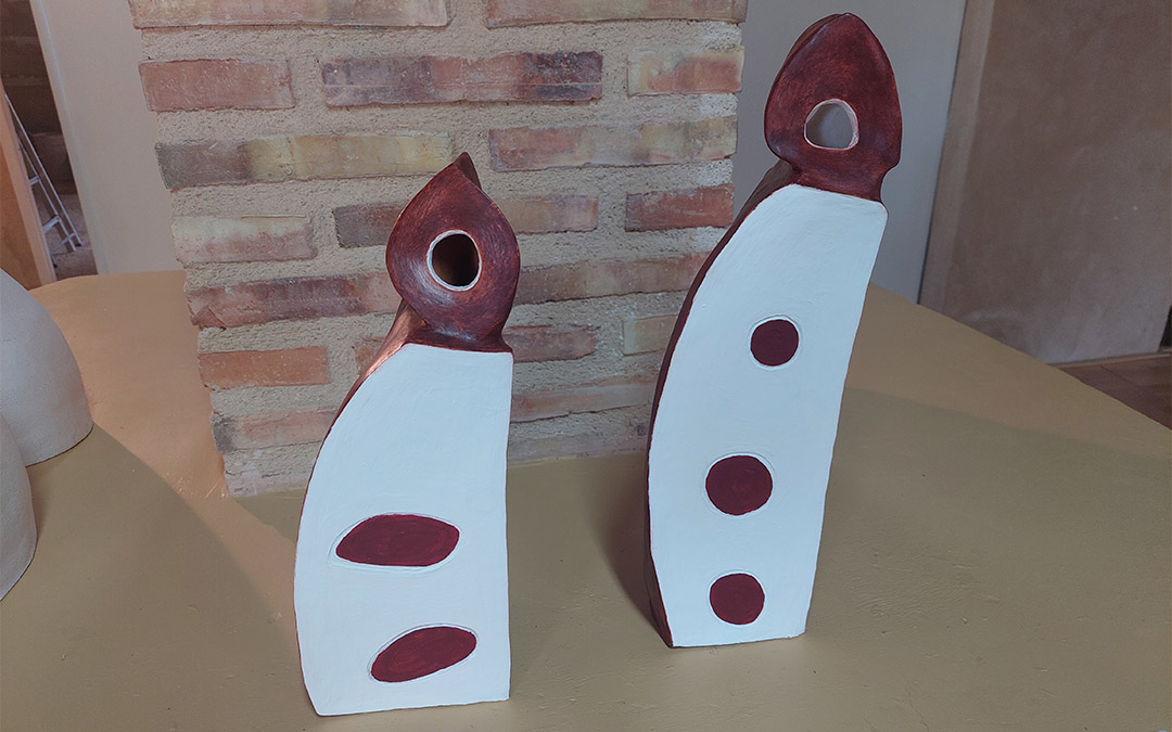 Escultura de Emilia Carbó./ J.L.