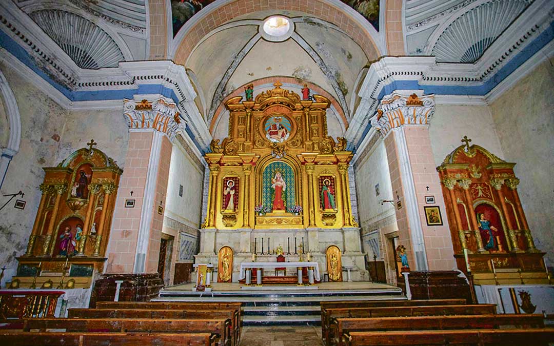 La Iglesia de la Purificación se construyó a finales del siglo XVII / Comarca del Maestrazgo