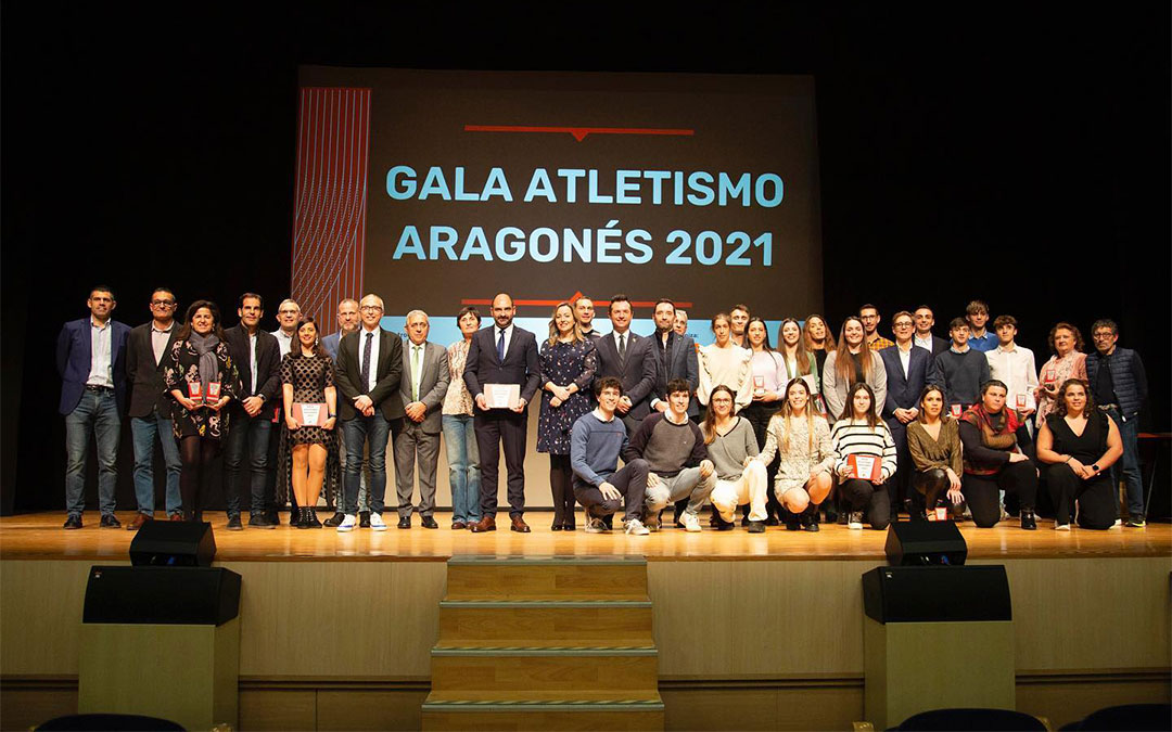 Gala del Atletismo Aragonés en 2021./ FAF