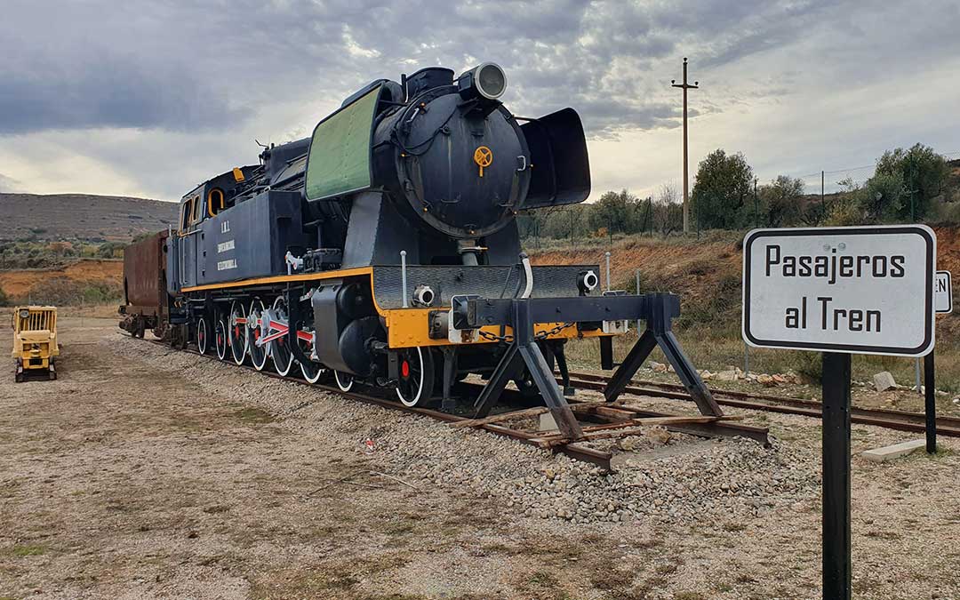 La locomotora Samper en el MWINAS de Andorra./ Comarca Andorra-Sierra de Arcos