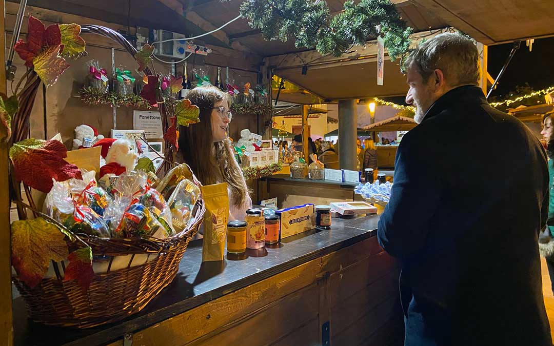 Mercadillo de Navidad en Alcañiz./ A.M.