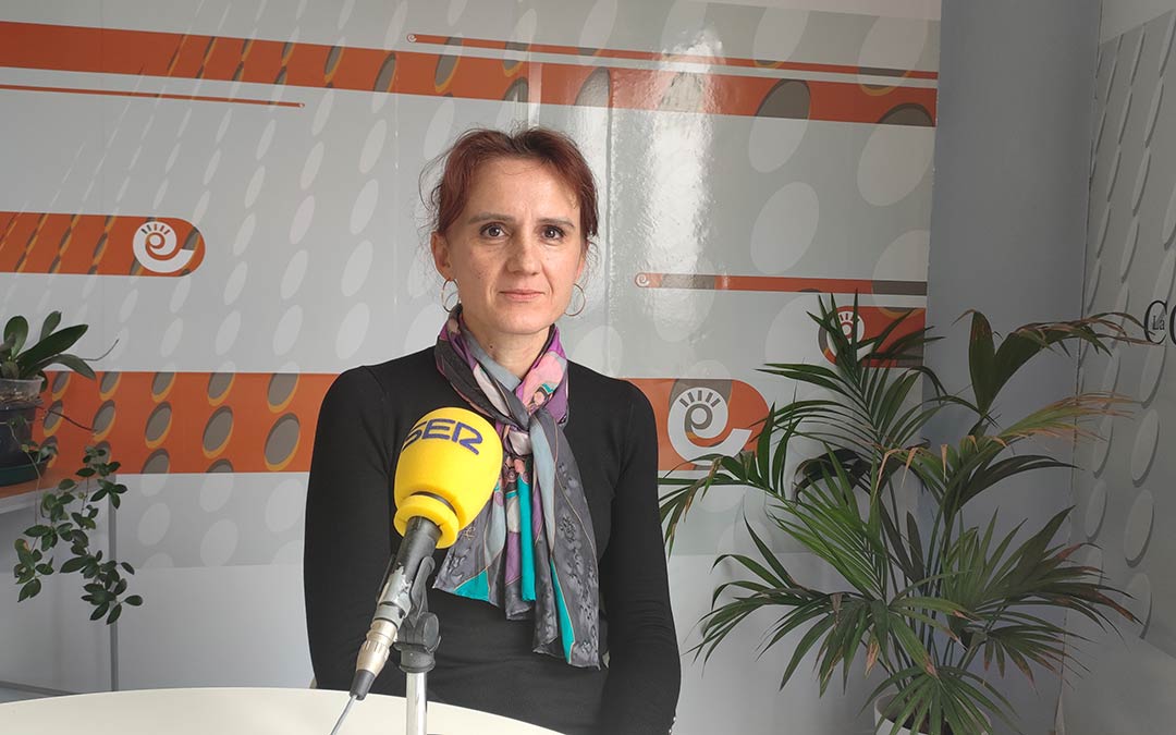 Mihaela Mirea, miembro de la Junta directiva de la Asociación de Rumanos en el Bajo Aragón./I.M.