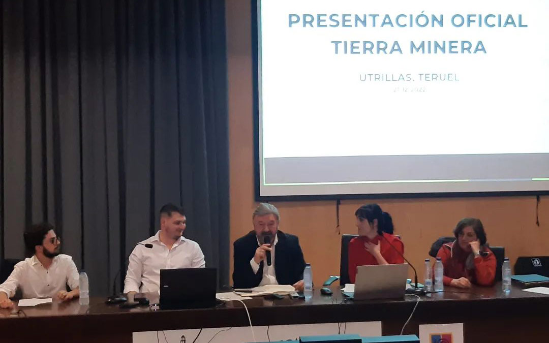 Presentación de 'Tierra Minera' este miércoles en Utrillas./OFYCUMI