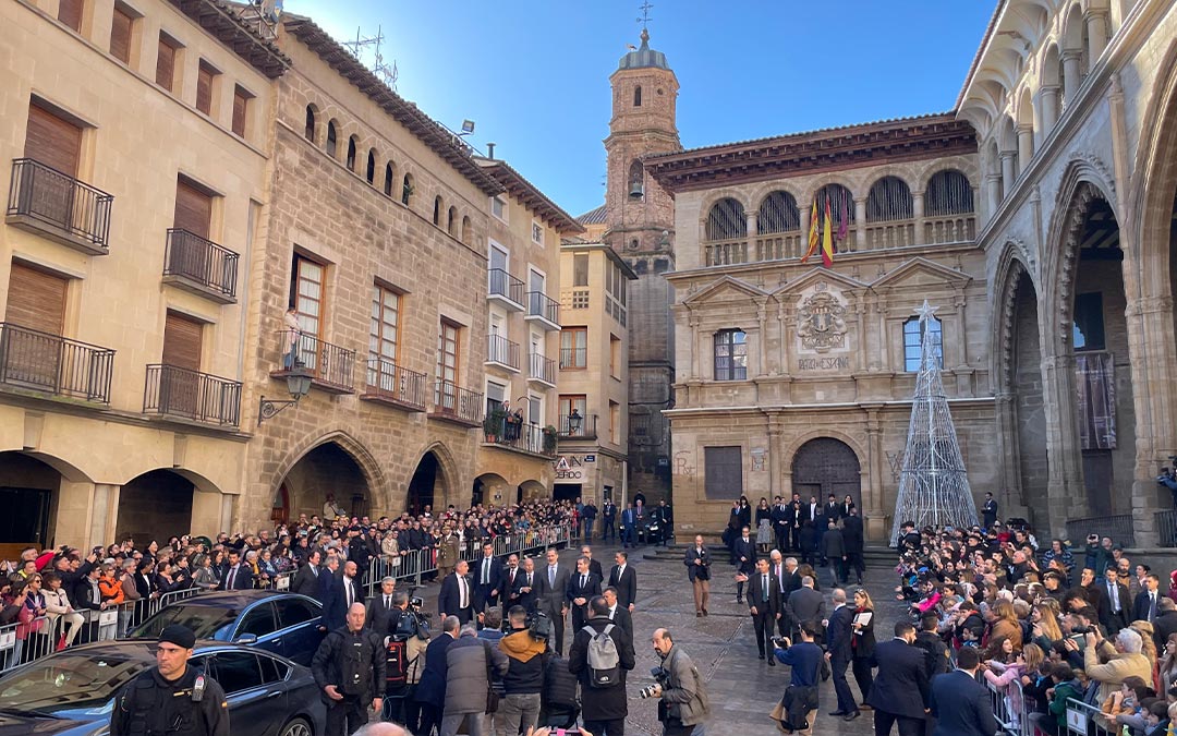 Plaza España recibe al rey Felipe VI./ L.C.