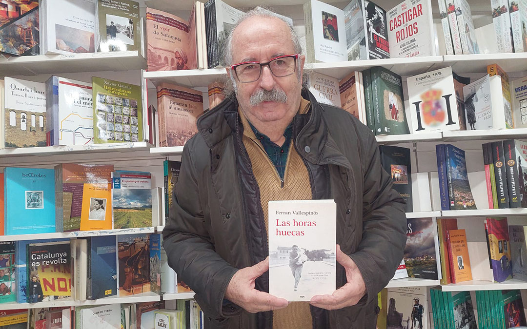 Ferrán Vallespinós presentó su libro en Camins Serret de Valderrobres./ J.L.