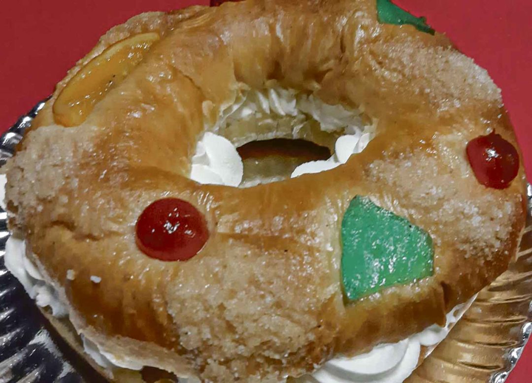 Roscón-de-Reyes./ Foto de Panadería Cardete