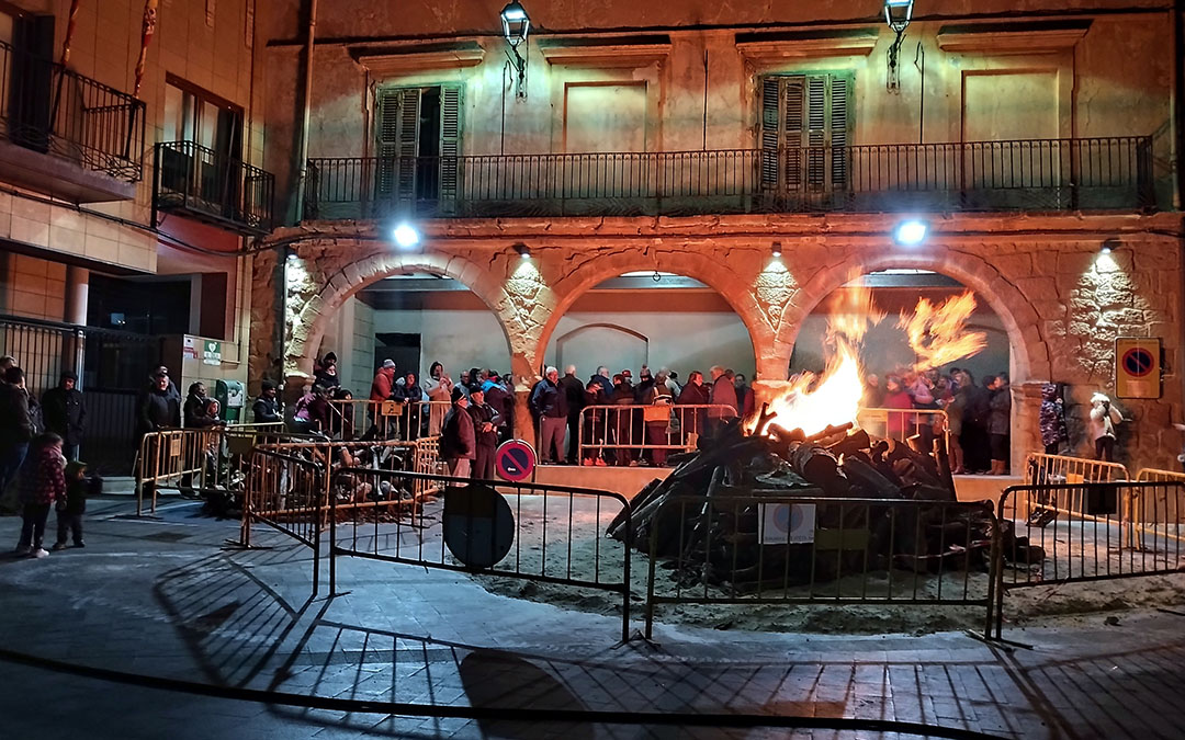 Imagen de la hoguera en Andorra./L.C.