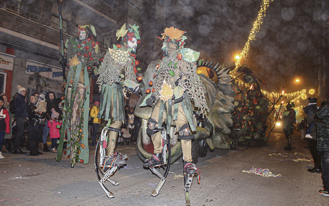 Cabalgata de los Reyes Magos 2023 en Alcañiz./ Beatriz Severino