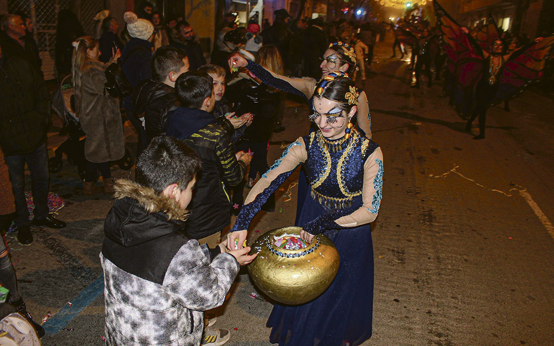 Cabalgata de los Reyes Magos 2023 en Alcañiz./ Beatriz Severino