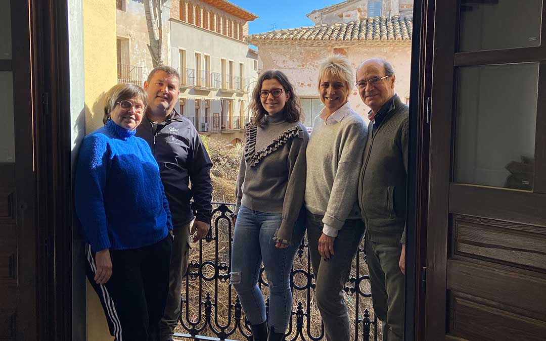 Invitados al programa especial emitido desde Castelserás./ L.C.