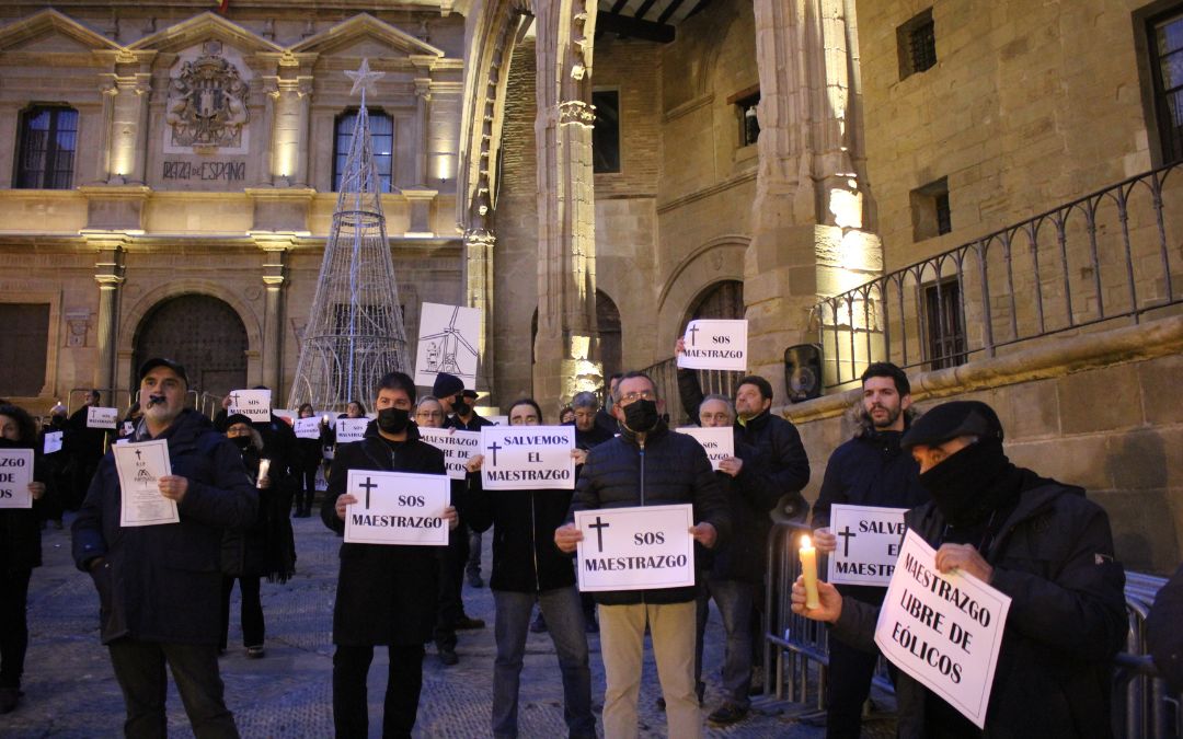'Salvemos el Maestrazgo' o 'SOS Maestrazgo' fueron algunos de los lemas./ C. Ortiz