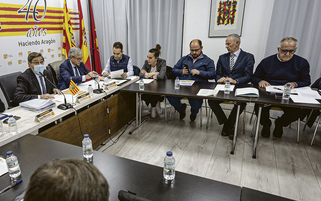 Reunión de la ejecutiva del PAR / José Miguel Marco-Heraldo de Aragón