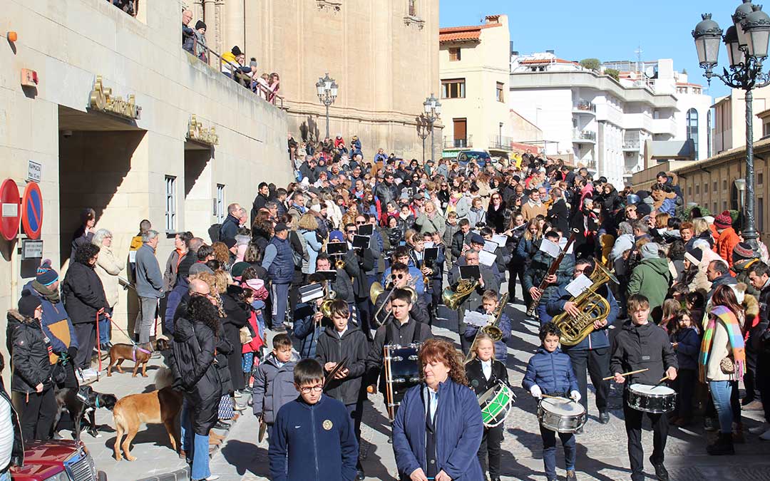 Celebración de San Antón este domingo en Alcañiz / E.Peralta