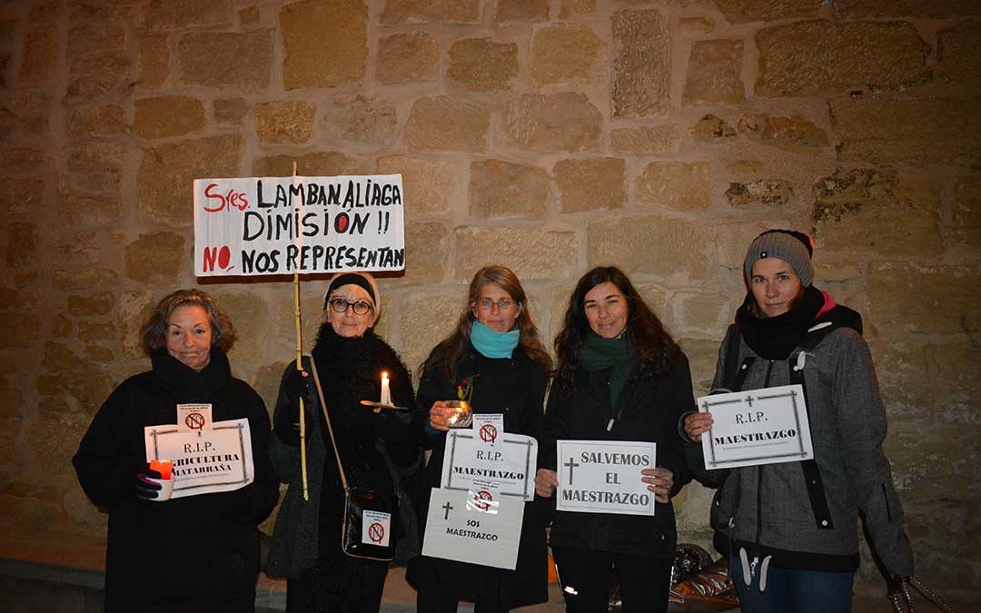 Un grupo de amigas en la concentración de Valjunquera./I.M.
