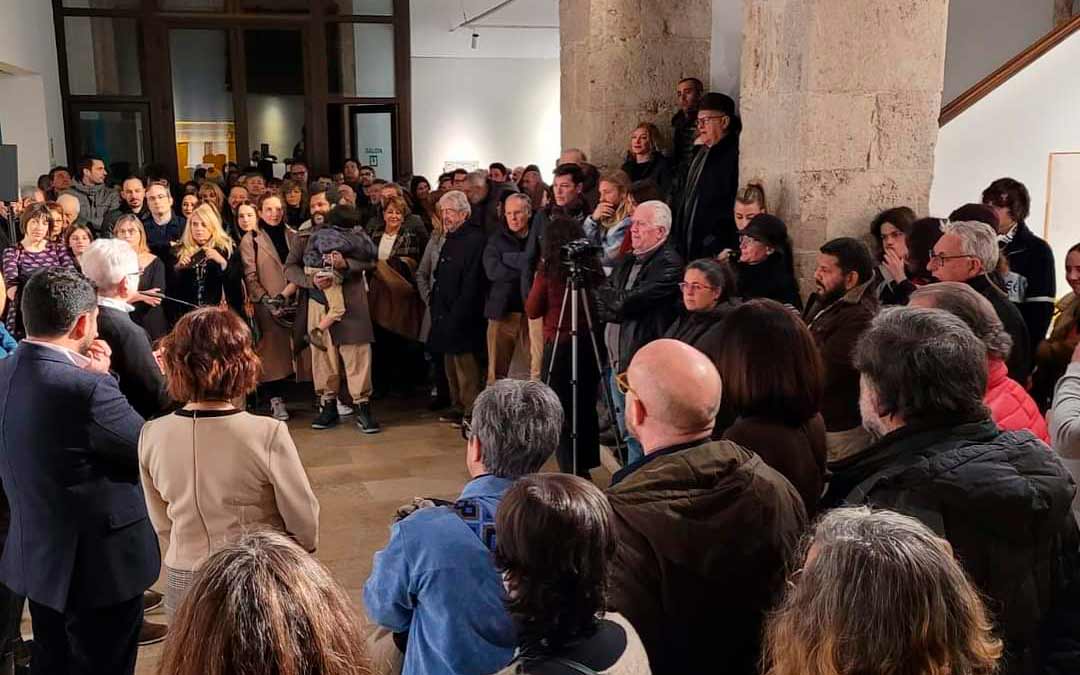 Inauguración de la muestra expuesta en el Museo de Teruel./DPT