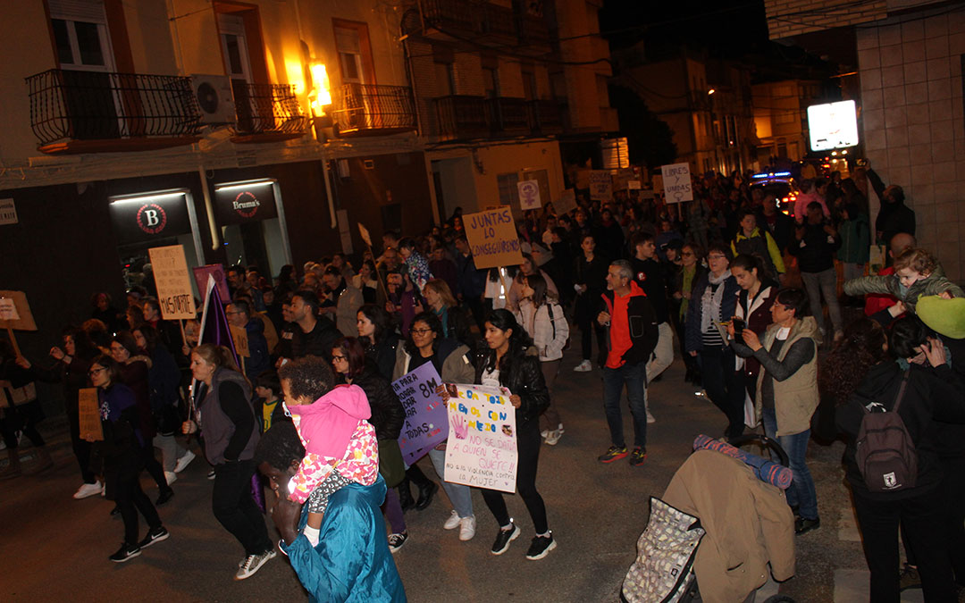 Manifestación del Bajo Aragón en Andorra por el 8M. / B. Severino