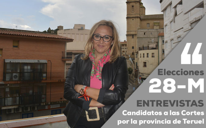 Mayte Pérez, candidata del PSOE a las Cortes de Aragón por la provincia de Teruel./ L.C.