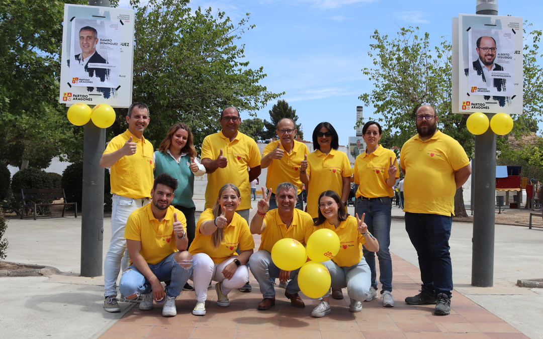 Los candidatos por el Partido Aragonés afrontan la carrera electoral con «positivismo» e «ilusión». /N.A.