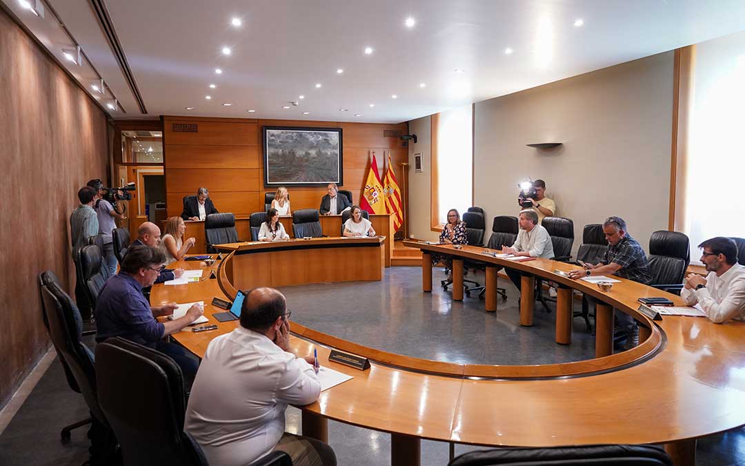 La Junta de Portavoces de las Cortes se reunió este martes por primera vez./ Cortes de Aragón